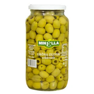 Oliv Gröna kärnfria 900g