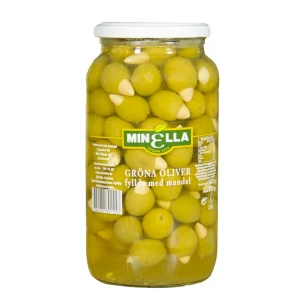 Oliv Gröna med Mandel 900g