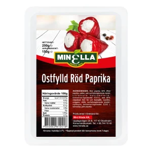 Ostfylld Röd Paprika 250g
