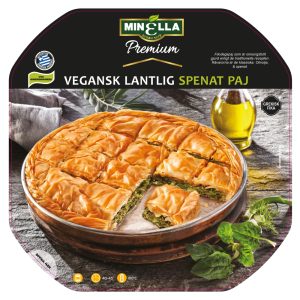Lantlig Spenatpaj Vegansk 850g